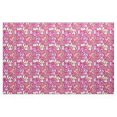 Whimsical Pink Beauty en Pampering Pattern Stof (Fat Quarter)