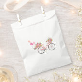 Whimsical Pink Bicycle Bedankzakje (Geknipt)