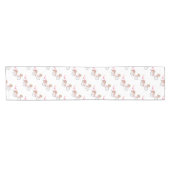 Whimsical Pink Bicycle Korte Tafelloper (Horizontaal)