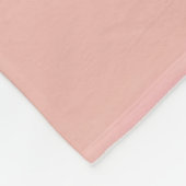   Whimsical Pink Butterfly  Fleece Deken (Hoek)