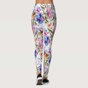WHIMSICAL Pink Butterfly Leggings