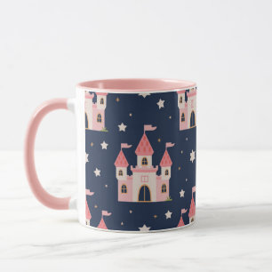 Whimsical Pink Castle – Schattige sprookjesachtig  Mok
