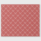 Whimsical Pink Christmas Patterns Wrapping Paper Cadeaupapier (Vlak)