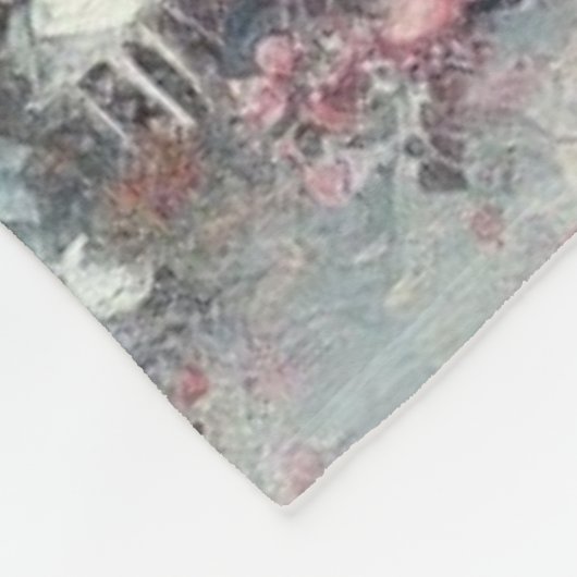 Whimsical Pink Christmas Tree Personalized Fleece Deken (Hoek)