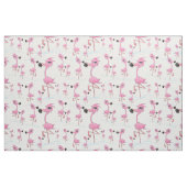 Whimsical Pink Flamingo patroon Stof (Fat Quarter)