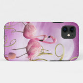 Whimsical Pink Flamingos iPhone 5 Hoesje (Achterkant (horizontaal))