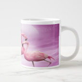 Whimsical Pink Flamingos Jumbo Mok (Rechts)