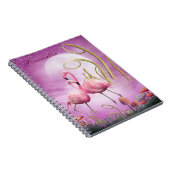 Whimsical Pink Flamingos Persoonlijke laptop Notitieboek (Rechterzijde)