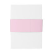 Whimsical Pink Hand Drawn Illustration Wedding  Uitnodigingen Wikkel (Achterkant Voorbeeld)