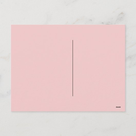 Whimsical Pink Ladybug Valentijns Briefkaart (Achterkant)