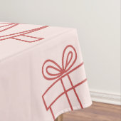 Whimsical pink monogram tafelkleed (Voorbeeld)