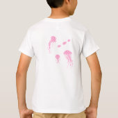 Whimsical Pink Polka Dot Sea Creatures Tshirt (Achterkant)