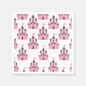 Whimsical Pink Princess Castle Servet (Voorkant)