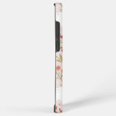 Whimsical Pink Rabbit and Floral Meadow Samsung Galaxy Hoesje (Rechterkant)