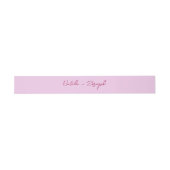 Whimsical Pink Raspberry Retro Whimsical Wedding Uitnodigingen Wikkel (Vlak)