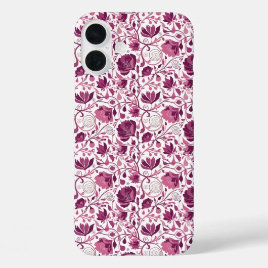 Whimsical Pink Vines Elegance Case-Mate iPhone Case (Achterkant)