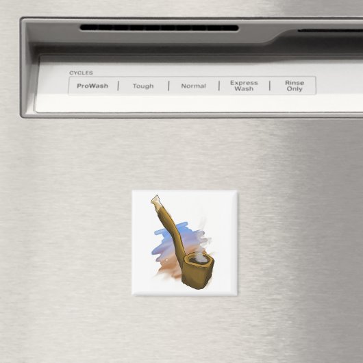 Whimsical Pipe Illustratie Magneet (Insitu (Vaatwasser))