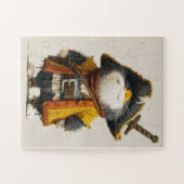 Whimsical Pirate Cat Jigsaw Puzzel (Horizontaal)