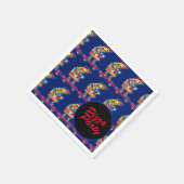 Whimsical Pizza Party Servet (Hoek)