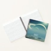 Whimsical Planets Space Dreamscape Personalised Notitieboek (Binnen)