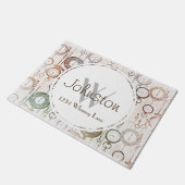 Whimsical  Pocket Watts - Familienaam Deurmat (Schuin)