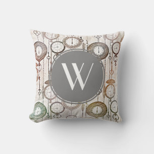 Whimsical  Pocket Watts - op maat gemaakt Kussen