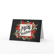 Whimsical Poinsettias Vrolijke Kerstkrans