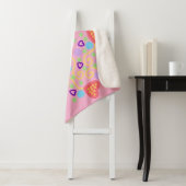 Whimsical Pointillisme Hart Ballonnen met Confetti Sherpa Deken (In situ)