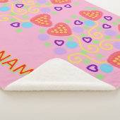 Whimsical Pointillisme Hart Ballonnen met Confetti Sherpa Deken (3/4)