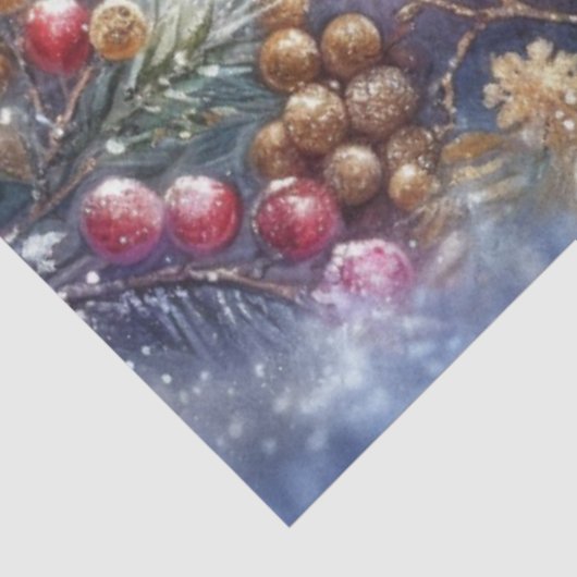 Whimsical Polar Beer Cub met Cadeau Decoupage Tissuepapier (Detail)