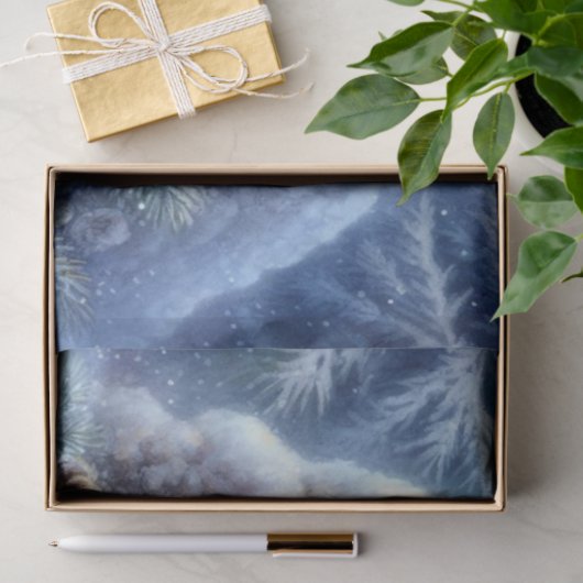 Whimsical Polar Beer Winter Boek Lezen Decoupage Tissuepapier (Geschenk)