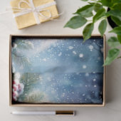 Whimsical Polar Beren & Cacao in Forest Decoupage Tissuepapier (Geschenk)