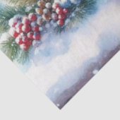 Whimsical Polar Beren & Cacao in Forest Decoupage Tissuepapier (Detail)