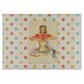Whimsical Polka Dot  Cook Snijplank (Voorkant)