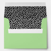 Whimsical Polka Dot Pattern met Green