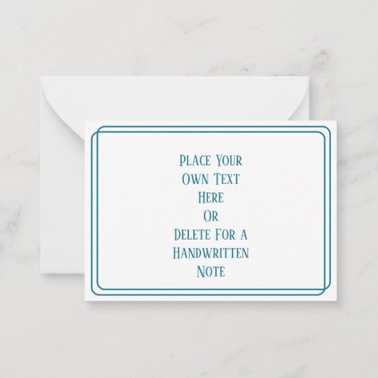 Whimsical Pop Hallo Art " Notitiekaartje (Achterkant)