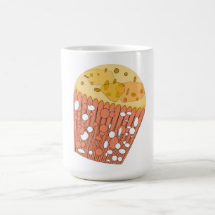 Whimsical Popcorn Mok - Leuke koffiekop