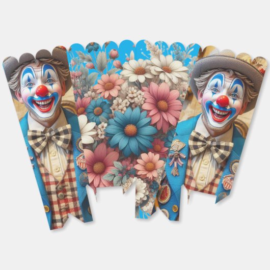 Whimsical Popcorn Style Favor Box Bedankdoosjes (Ongevouwen)