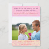 Whimsical Poster Style Foto Weddenschap Kaart (Voorkant)