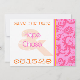 Whimsical Poster Style Photo Weddenschap Save the  Date