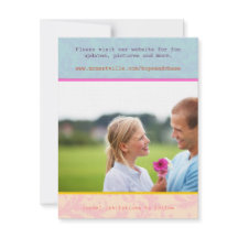 Whimsical Poster Style Photo Weddenschap Save the