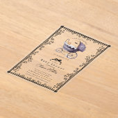 Whimsical Pram Baby shower Invitation Acryl Uitnodigingen (Laagn)