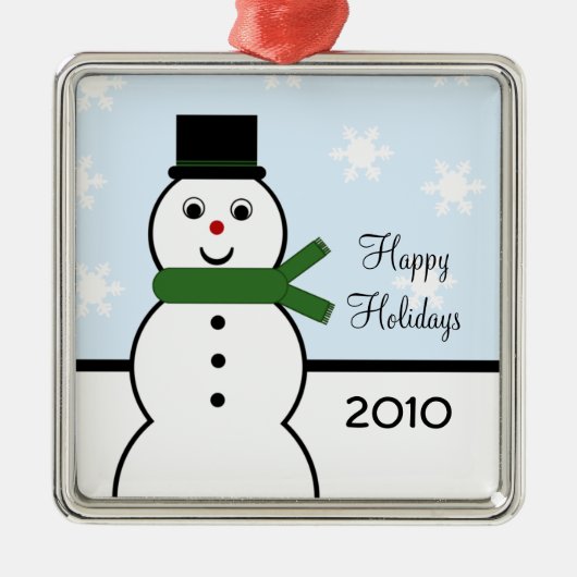 Whimsical Premium Square Ornament (Voorkant)
