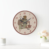 Whimsical Primitive Ragramp Ann Grote Klok (Huis)