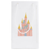 Whimsical Princess Castle Party voorkeurstas Klein Cadeauzakje (Achterkant)