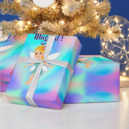 Whimsical Princess Fairy Birthday Cadeaupapier