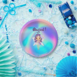 Whimsical Princess Fairy Birthday Papieren Bordje