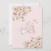 Whimsical Prinses Sprookje Kasteel Roze Verjaardag Kaart (Achterkant)