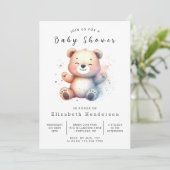 Whimsical Printable Beer Baby shower Kaart (Staand voorkant)