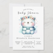 Whimsical Printable Beer Baby shower Kaart (Voorkant)